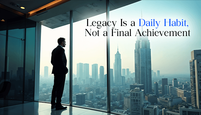 Legacy Is a Daily Habit, Not a Final Achievement